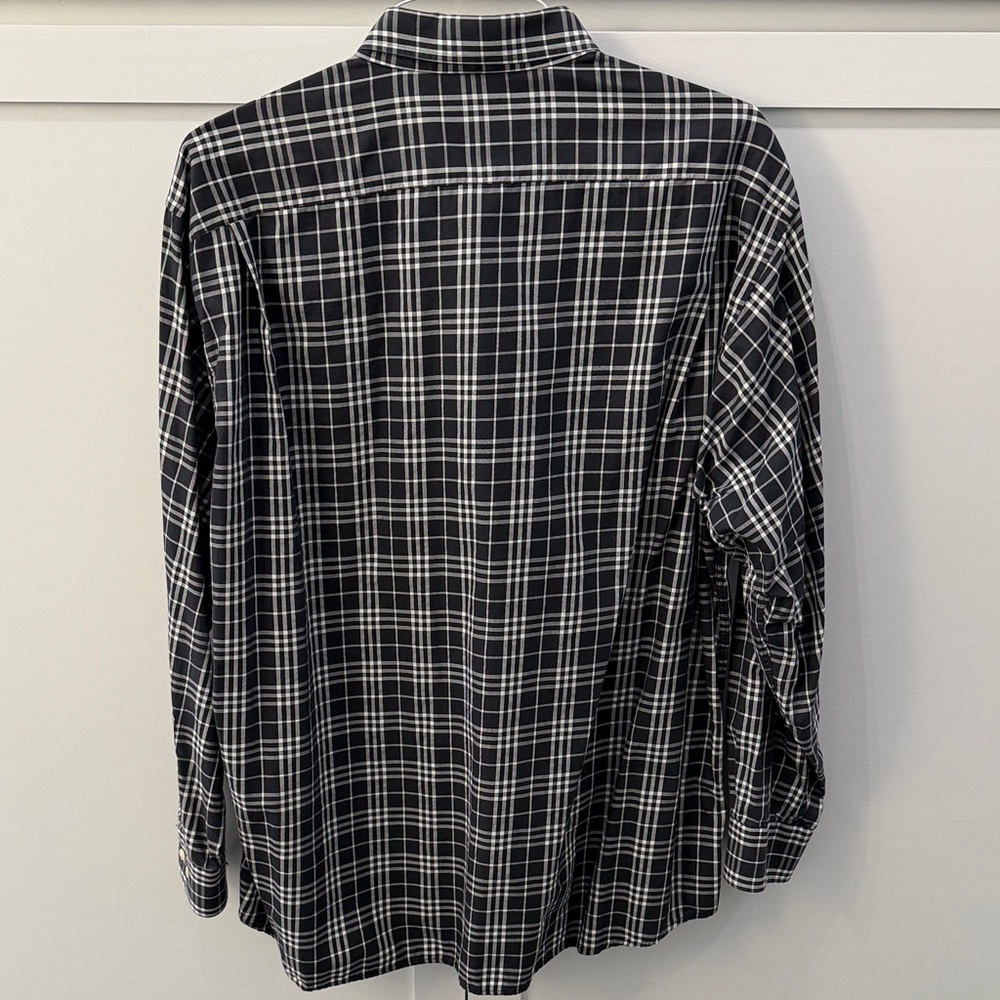 Burberry London Plaid Button Down Shirt | Men’s XXL | Vintage Era | Authentic - Picture 2 of 8